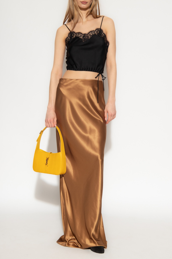 スカート Saint Laurent FW23 Copper silk skirt (769270Y3F58 2603) SAINT LAURENT Copper Silk Skirt (Saint Laurent/スカート